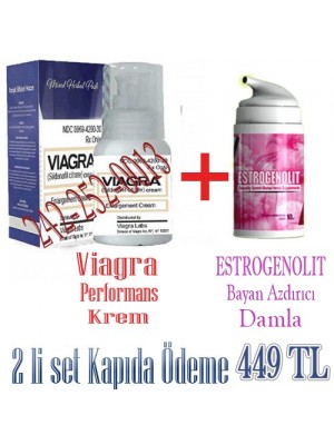 Estrogenolit Bayan Azdırıcı ve Viagra Krem Set